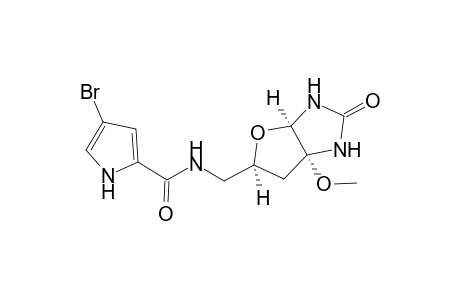 N-[[(3aR,5S,6aR)-2-keto-6a-methoxy-3,3a,5,6-tetrahydro-1H-furo[4,5-d]imidazol-5-yl]methyl]-4-bromo-1H-pyrrole-2-carboxamide
