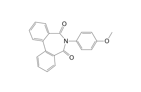 5H-Dibenzo[c,E]azepine-5,7(6H,7H)-dione, 6-(4-methoxyphenyl)-