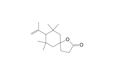 7,7,9,9-tetramethyl-8-(1-methylethenyl)-1-oxaspiro[4.5]decan-2-one