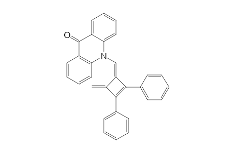 10-[4-METHYLEN-2,3-DIPHENYL-2-CYCLOBUTENENYLIDENMETHYL]-9(10H)-ACRIDINONE