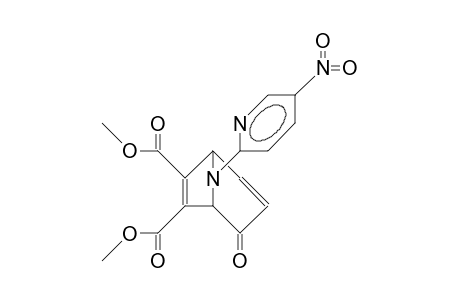 8-syn-(5-Nitro-pyridinyl-2)-6,7-bis(methoxycarbonyl)-8-aza-bicyclo(3.2.1)octa-3,6-dien-2-one