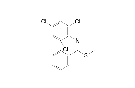 Methyl (E)-N-(2,4,6-trichlorophenyl)benzimidothioate