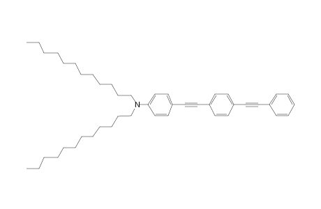 dilauryl-[4-[2-[4-(2-phenylethynyl)phenyl]ethynyl]phenyl]amine