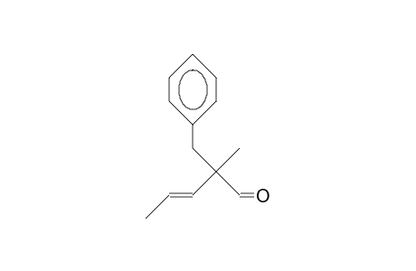 2-Benzyl-2-methyl-trans-3-pentenal