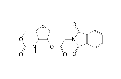 1H-isoindole-2-acetic acid, 2,3-dihydro-1,3-dioxo-, (3R,4S)-tetrahydro-4-[(methoxycarbonyl)amino]thienyl ester