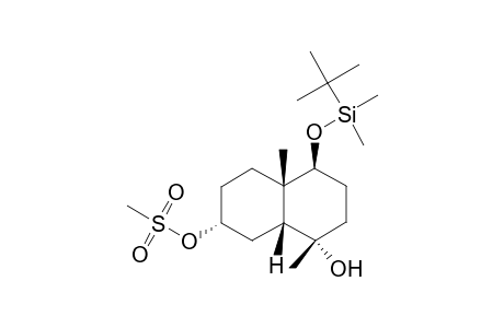 (1a.alpha.,4.beta.,4a.beta.,7.alpha.,8a.alpha.)-4-[(tert-Butyldimethylsilyl)oxy]decahydro-1,4a-dimethyl-1,7-naphthalenediol 7-(Methanesulfonate)