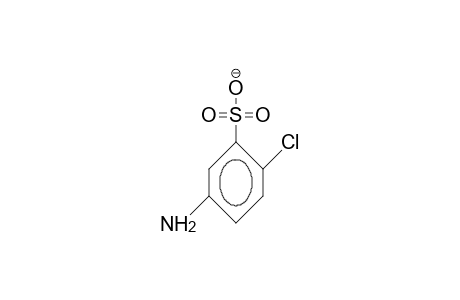 5-Amino-2-chloro-benzenesulfonate anion