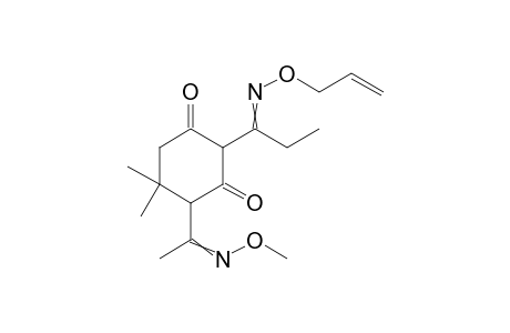 1,3-Cyclohexanedione, 4-[1-(methoxyimino)ethyl]-5,5-dimethyl-2-[1-[(2-propenyloxy)imino]propyl]-