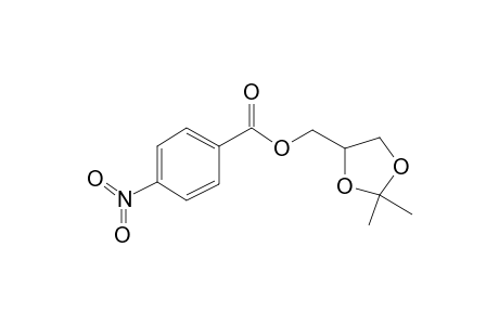 Benzoic acid, 4-nitro-, (2,2-dimethyl-1,3-dioxolan-4-yl)methyl ester