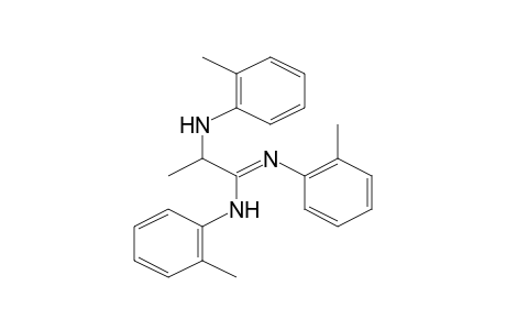 (1Z)-N,N'-Bis(2-methylphenyl)-2-(2-toluidino)propanimidamide