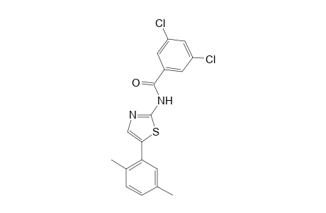 3,5-Dichloro-N-[5-(2,5-xylyl)-2-thiazolyl]benzamide