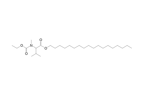 Valine, N-methyl-N-ethoxycarbonyl-, octadecyl ester