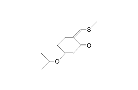 (Z)-3-Isopropyloxy-6-(1-methylthio-ethylidene)-cyclohex-2-enone