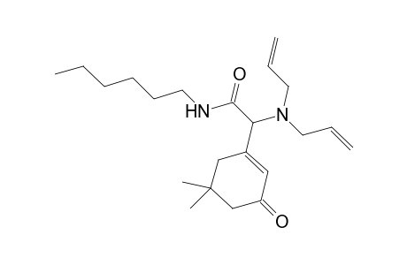 2-(Diallylamino)-2-(5,5-dimethyl-3-oxocyclohex-1-enyl)-N-hexylacetamide