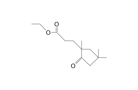 Ethyl-3-(1',4',4'-trimethyl-2'-oxo-cyclopentyl)-propanoate