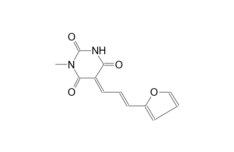(5E)-5-[(2E)-3-(2-furyl)-2-propenylidene]-1-methyl-2,4,6(1H,3H,5H)-pyrimidinetrione