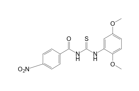 1-(2,5-Dimethoxyphenyl)-3-(p-nitrobenzoyl)-2-thiourea