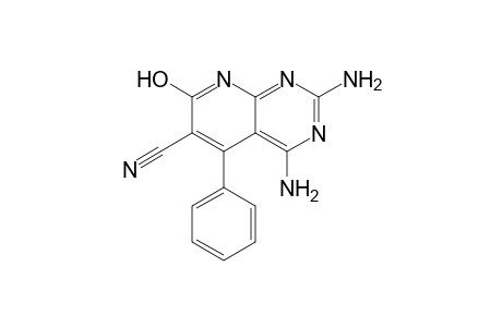 2,4-Diamino-6-cyano-5-phenyl-7-hydroxypyrido[2,3-d]pyrimidine