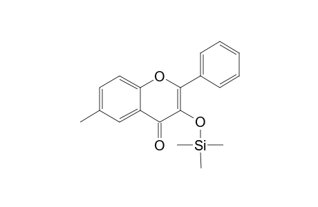 3-Hydroxy-6-methylflavone, trimethylsilyl ether