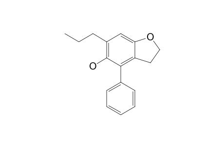 4-Phenyl-6-propyl-2,3-dihydro-1-benzofuran-5-ol