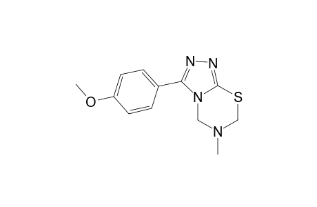 3-(p-Methoxyphenyl)-6-methyltriazolo[3,4-b]-(1,3,5)-thiadiazine