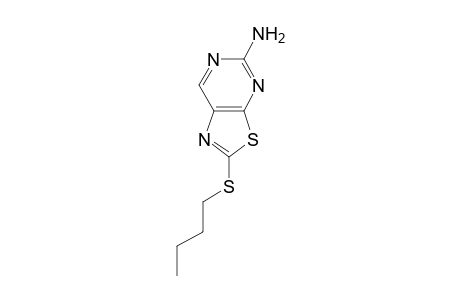 2-Normal-butylthio-5-aminothiazolo(5,4-d)pyrimidine