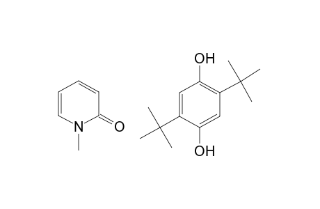 1-methyl-2(1H)-pyridone, compound with 2,5-di-tert-butyl hydroquinone(1:1)