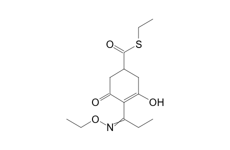 3-Cyclohexene-1-carbothioic acid, 4-[1-(ethoxyimino)propyl]-3-hydroxy-5-oxo-, S-ethyl ester
