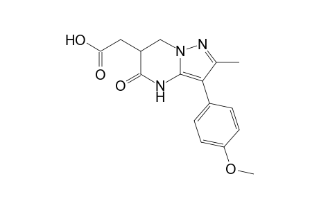 [3-(4-Methoxyphenyl)-2-methyl-5-oxo-4H,6H,7H-pyrazolo[1,5-a]pyrimidin-6-yl]acetic acid