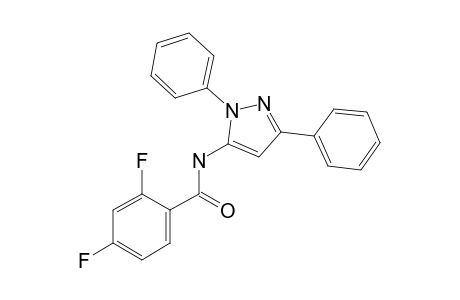 2,4-Difluoro-N-(1,3-diphenyl-1H-pyrazol-5-yl)benzamide