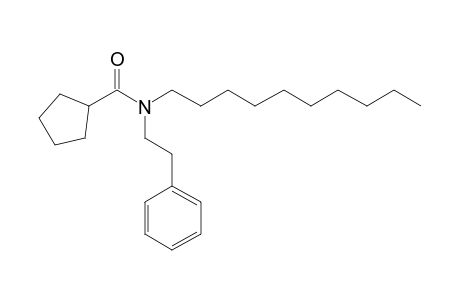 Cyclopentanecarboxamide, N-(2-phenylethyl)-N-decyl-