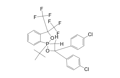 #5A;[TBPY-5-15]-3',3'-BIS-(4-CHLOROPHENYL)-1-(1,1-DIMETHYLETHYL)-3,3-BIS-(TRIFLUOROMETHYL)-SPIRO-[2,1-BENZOXAPHOSPHOLE-1-(3H),2'-LAMBDA(5)-[1,2]-OXAPHOSPHETANE