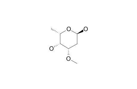 2,6-DIDEOXY-3-O-METHYL-L-LYXO-HEXOSE;L-DIGINOSE;ALPHA-PYRANOSE