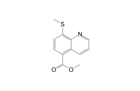 5-METHOXYCARBONYL-8-METHYLTHIO-QUINOLINE