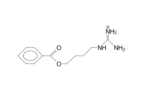 Benzoic acid, 4-guanidino-butyl ester cation