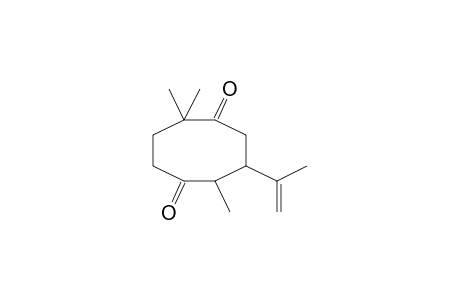 7-Isopropenyl-2,2,6-trimethyl-1,5-cyclooctanedione