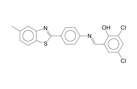 2-[4-(3,5-Dichlorosalicylideneamino)phenyl]-5-methylbenzothiazole