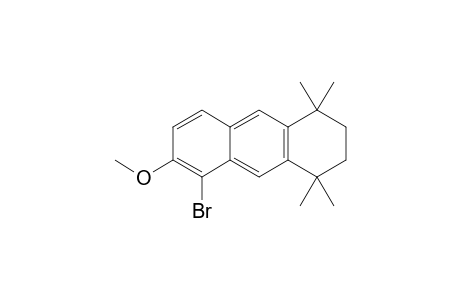 5-Bromo-1,2,3,4-tetrahydro-6-methoxy-1,1,4,4-tetramethylanthracene