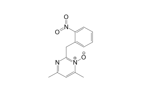 4,6-Dimethyl-2-(2-nitrobenzyl)pyrimidine 1-oxide