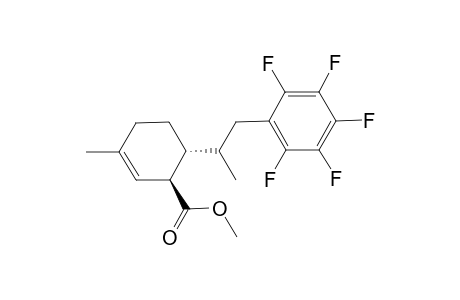 (1R,6R)-6-[3-(perfluorophenyl)prop-2-yl]-3-methyl-cyclohex-2-en-1-carboxylic acid methyl ester