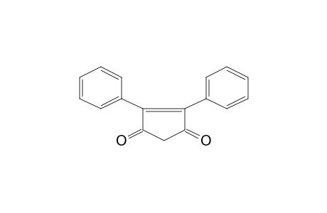 4-Cyclopentene-1,3-dione, 4,5-diphenyl-