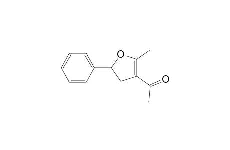 1-(2-Methyl-5-phenyl-4,5-dihydro-3-furanyl)ethanone