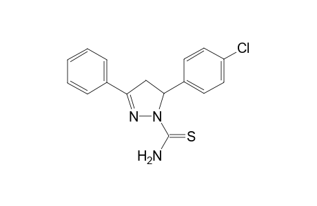 5-(p-chlorophenyl)-3-phenyl-1-thiocarboxamide-2-pyrazoline