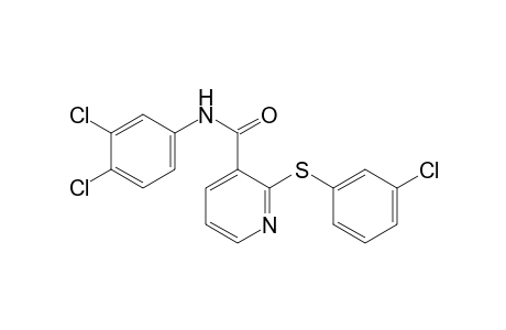 2-[(m-Chlorophenyl)thio]-3',4'-dichloronicotinanilide