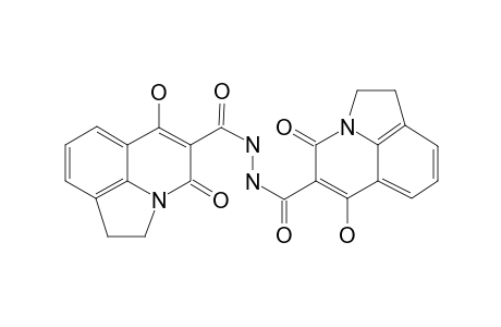 4H-Pyrrolo[3,2,1-ij]quinoline-5-carboxylic acid, 1,2-dihydro-6-hydroxy-4-oxo-, N'-[(1,2-dihydro-6-hydroxy-4-oxo-4H-pyrrolo[3,2,1-ij]quinolin-5-yl)carbonyl]hydrazide