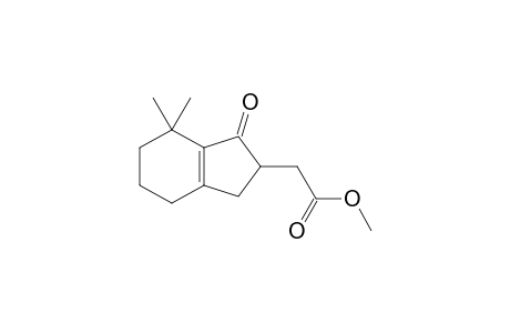 (7,7-Dimethyl-1-oxo-2,3,4,5,6,7-hexahydro-1H-inden-2-yl)acetic acid, methyl ester