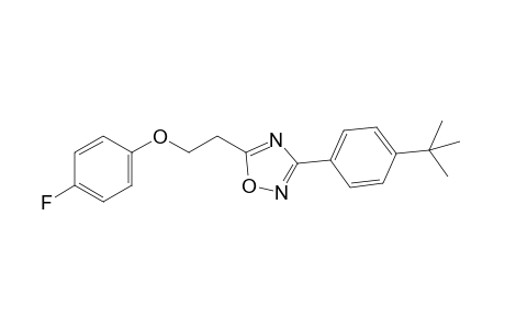 3-(p-tert-butylphenyl)-5-[2-(p-fluorophenoxy)ethyl]-1,2,4-oxadiazole