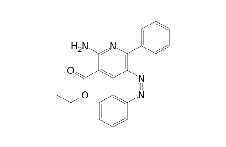 (Z)-Ethyl-2-amino-6-phenyl-5-(phenyldiazenyl)nicotinate