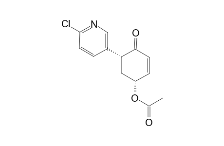 (4R,6R)-4-Acetoxy-6-(2-chloro-5-pyridyl)cyclohex-2-en-1-one