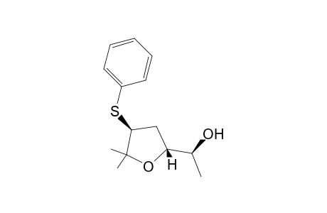 (1S)-1-[(2R,4S)-5,5-dimethyl-4-(phenylthio)-2-oxolanyl]ethanol